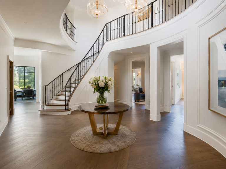 Luxury home entry in Camas, Washington