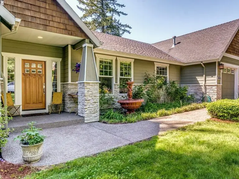 A custom home on wooded acreage in Clark County