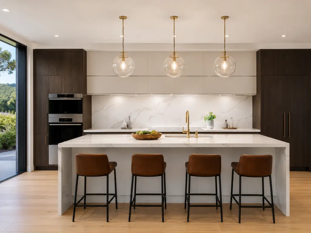 Finish quality in a new-construction kitchen