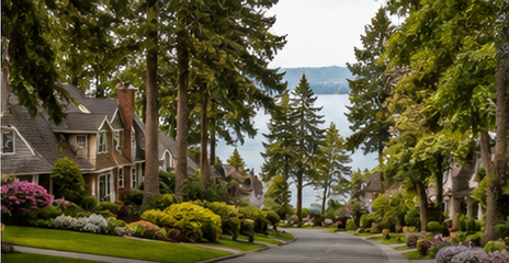 Felida and Lake Shore luxury neighborhood homes